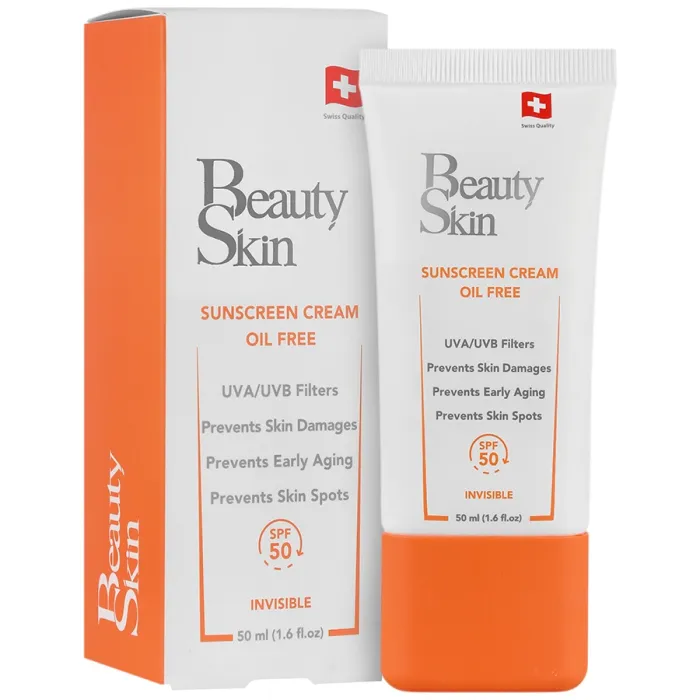 کرم ضد آفتاب پوست چرب بیوتی اسکین SPF50