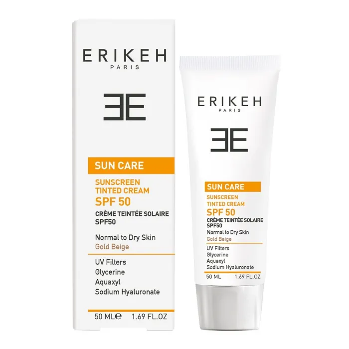 فلویید ضد آفتاب بژ طلایی و فاقد چربی spf50