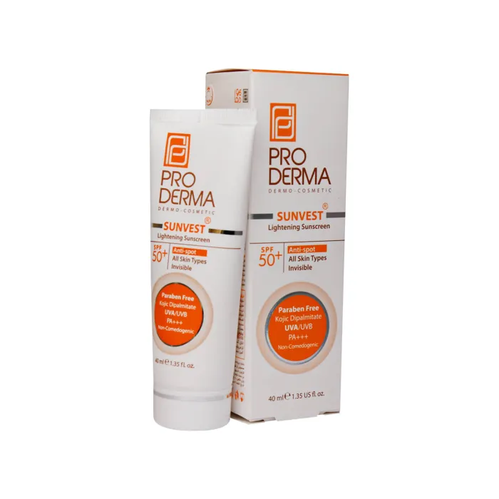 کرم ضد آفتاب ضد لک پرودرما SPF50 بی رنگ