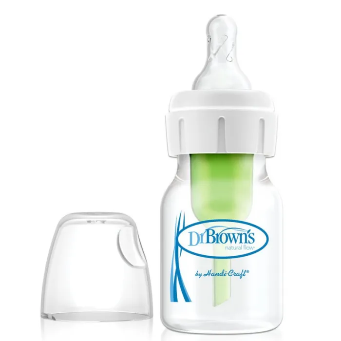 دکتر برانز شیشه‌خوری 300 میل – دهانه عریض، جنس PP