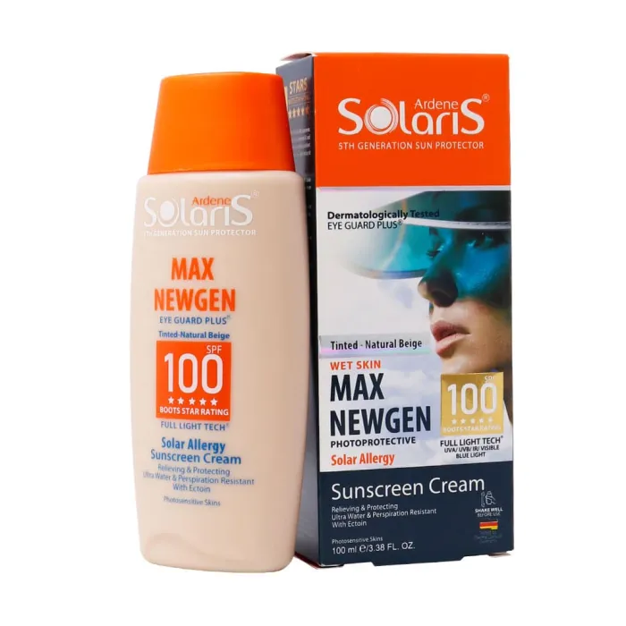 ضد آفتاب پوست حساس به آفتاب مکس نیوژن سولاریس آردن SPF100