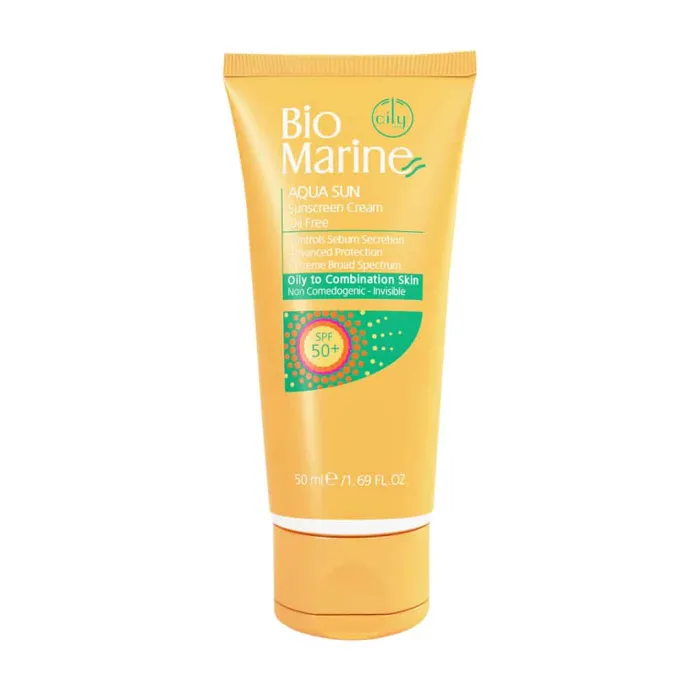 bio marine spf50 oil free sunscreen cream 50 ml