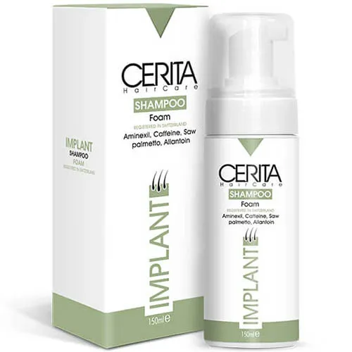 cerita shampoo foam implant