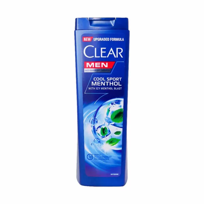 clear cool sport menthol anti dandruff nourishing shampoo fr men