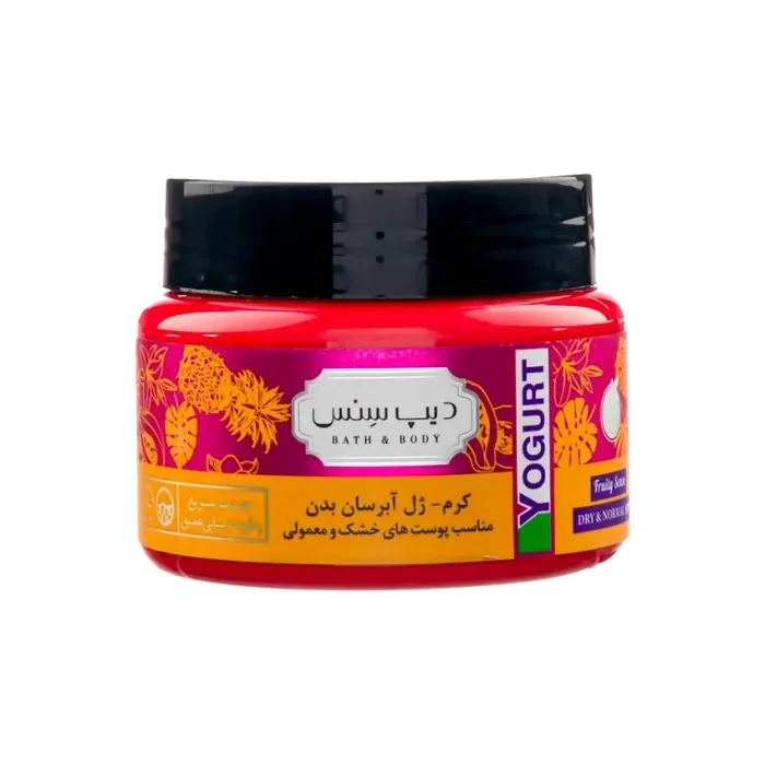 کرم ژل آبرسان بدن (ماست بدن )تروپیکال پوست خشک و معمولی دیپ سنس