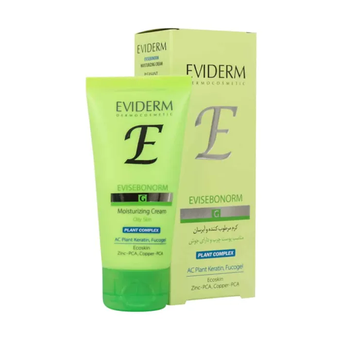 eviderm evisebonorm moisturizing cream for oily skin 50